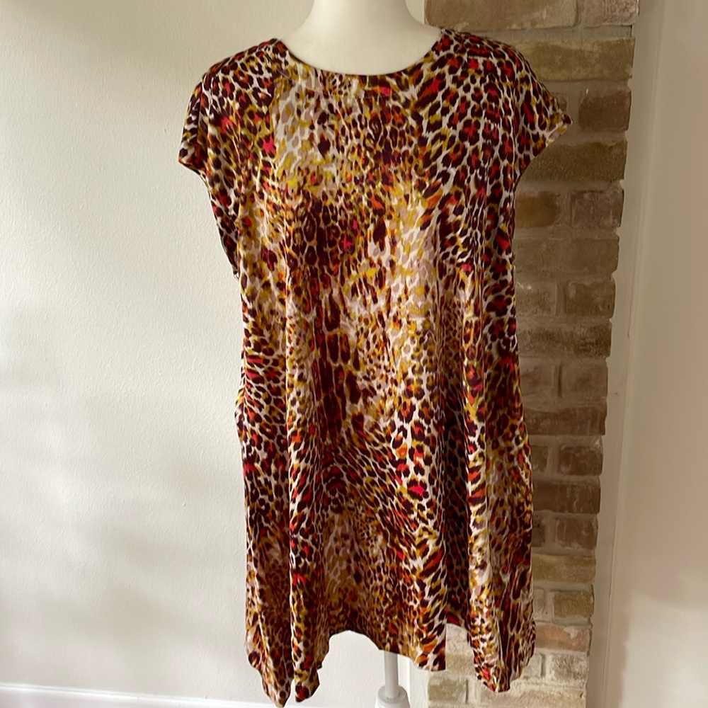 Uncle Frank Leopard Sheath Dress